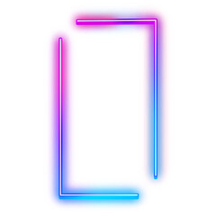 Neon Frame Border