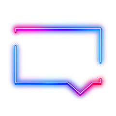 Neon Frame Border