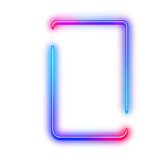 Neon Frame Border