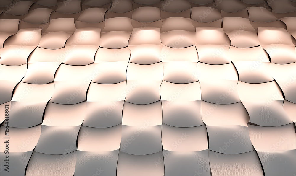 Poster abstract tiled surface with light effect
