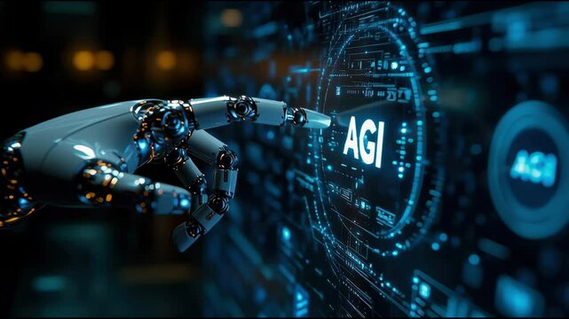 Robot arm touch AGI interface
