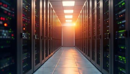 Server Room: Data Center Network Technology
