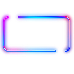 Neon Frame Border