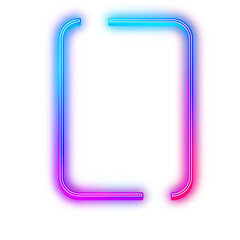 Neon Frame Border