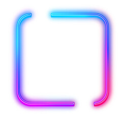 Neon Frame Border