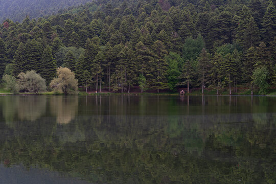 Golcuk lake in Bolu, T&uuml;rkiye
