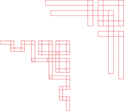 Chinese - Style Red Geometric Splicing Pattern for Traditional Architectural Decoration, National Trend Cultural and Creative, Classical Craft Design - Powered by Adobe