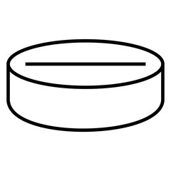 High-quality illustration of a single pill or tablet isolated on a clean background. Ideal for medical, pharmaceutical, or healthcare-related designs. Perfect for ads, websites, or educational materia