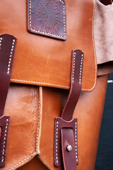 Handcrafted item made of high quality leather