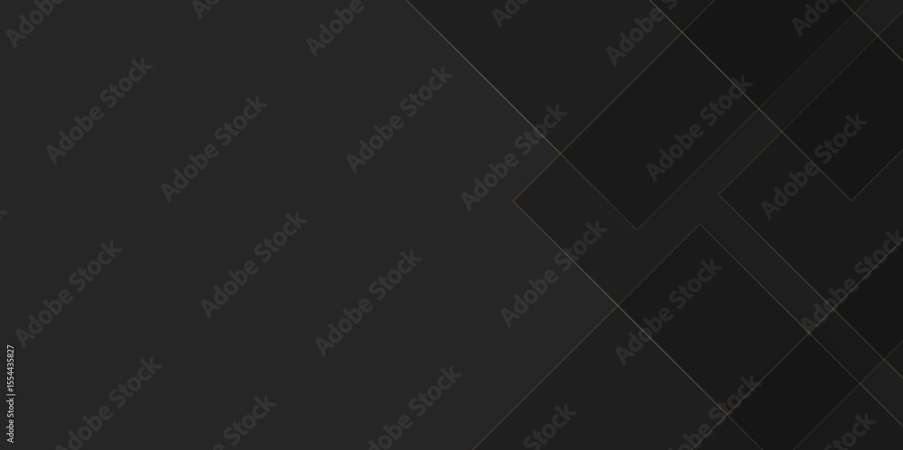 Poster black and golden vector futuristic tech glow and shinning line simple modern abstract background. ab