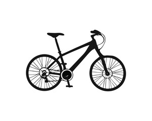 Obraz premium Beautiful scene of a bicycle vector illustration