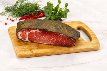 Delicous tasty dry pork jerky