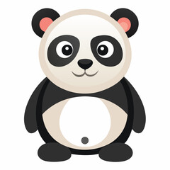 panda vector image on white background