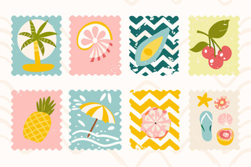 icon, vector, set, flower, design, illustration, nature, symbol, sun, summer, art, sea, beach, sign, leaf, pattern, logo, butterfly, water, icons, collection, element, fish, star, travel