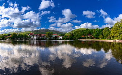 Naklejka premium Forellenteich in Ilsenburg am Harz