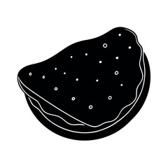 Graphic of Flat Chapati Bread