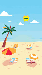 summer beach background
