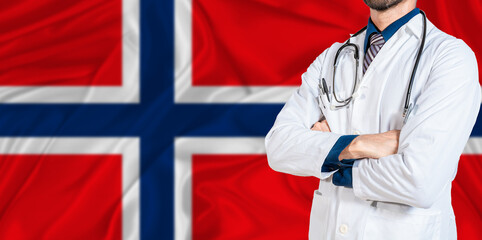 Norway national health system. Norway health and medical insurance concept