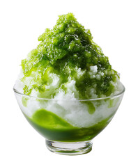かき氷　抹茶