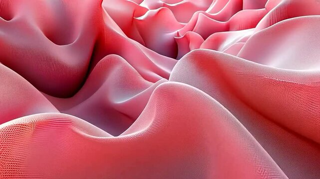 Abstract Pink Flowing Terrain Background Visual for Presentations and Design
