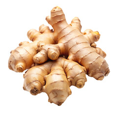 ginger root isolated on white background