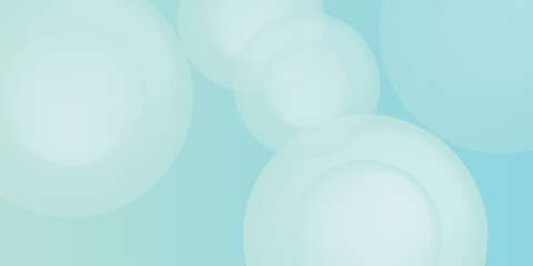 Minimalist banner background. Green and blue gradations.Circle geometric background. Simple design. Vector. EPS 10