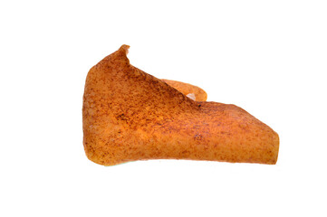 lard isolated on white background