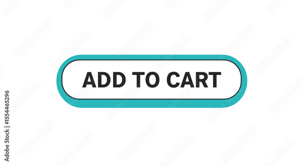 Poster e-commerce shopping button vector illustration: flat design for web and ui projects