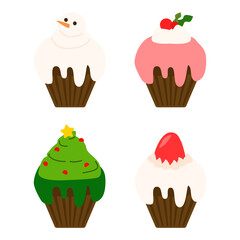 컵케이크 일러스트 (cake illustration)