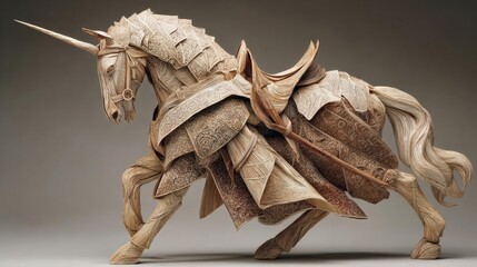 Transform a unicorn into a fierce warrior