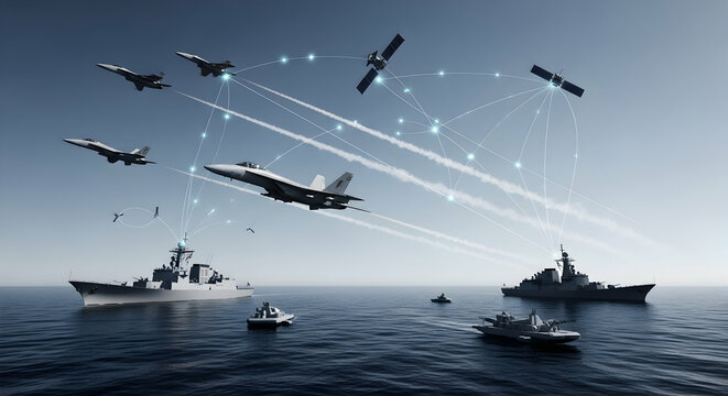 Military naval fleet network