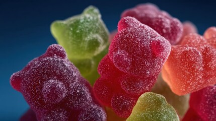 Zoom in on gummys details
