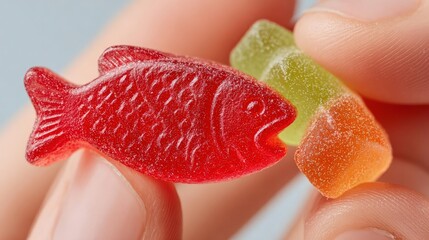 Zoom in on gummys details