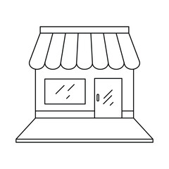 shopping store illustration