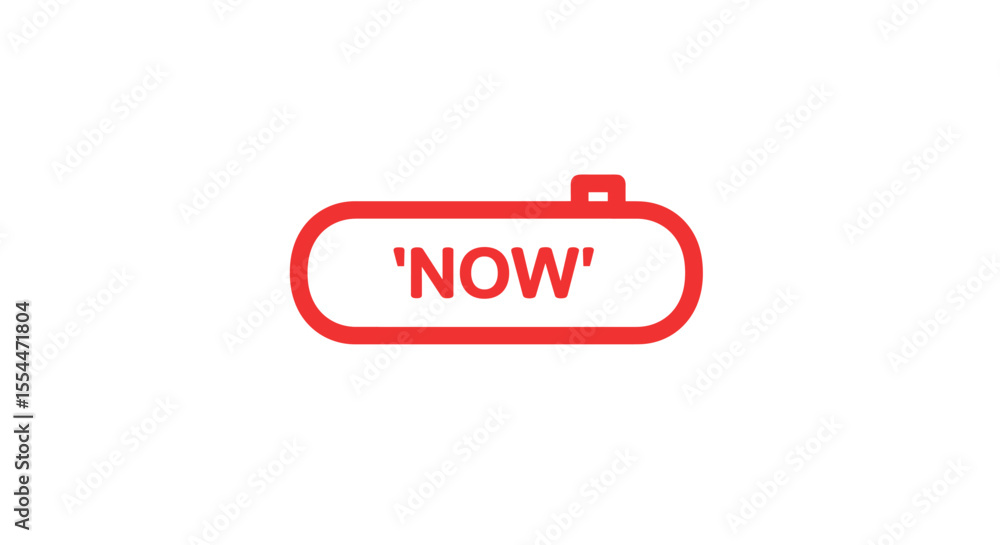 Aufkleber minimalist button vector illustration for digital interface design