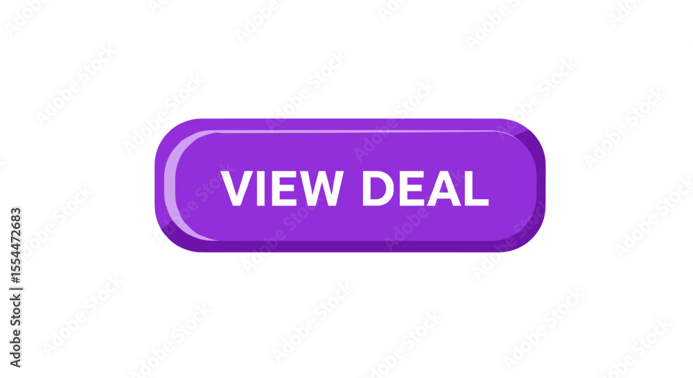 Poster purple call-to-action button vector illustration for web design and online marketing