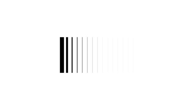 Vector business icon label of a barcode made of wood in the shape of a house, which could represent a key for a product