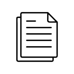 document paper file icon design