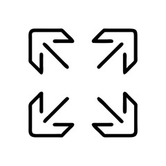 expand view full screen icon design