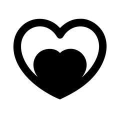 favorite love red heart icon design