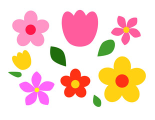 collection of flower illustrations (꽃 그림 일러스트 모음)