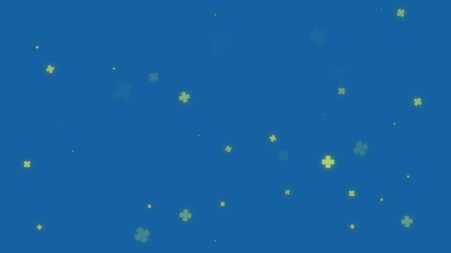 Seamless St Patricks Day Background with Clover Pattern Celebration Lucky Design Concept