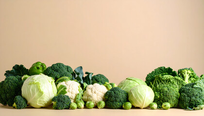 Fresh Broccoli and Cabbage Assortment