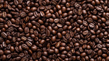 Obraz premium Roasted Coffee Beans Background Texture