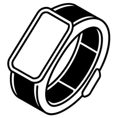 Fitness tracker vector
