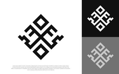 letter fs initial logo design