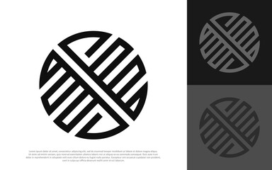 letter O initial logo design