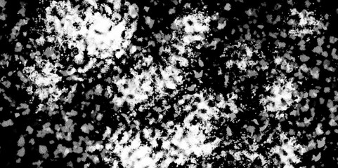 Snowflakes on dark background. white icy snowflakes isolated on black background, natural background. white crystalline powder on a black background. sugar dust. texture, pattern and clipping.