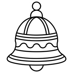 Jhumka line art vector