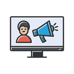 Advertising  Vector Icon
